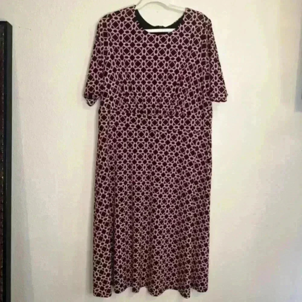 NWT London Times‎ Women's Inset Waist Midi Dress Career